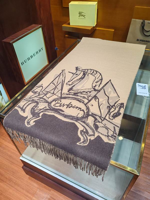 Burberry scarf 194X34cm 100% 羊毛 E06